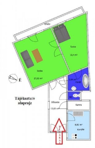 Eladó téglalakás, Budapesten, IX. kerületben 89.9 M Ft