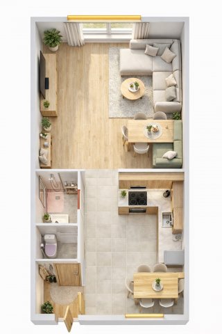 Eladó téglalakás, Budapesten, XI. kerületben 46.9 M Ft, 1 szobás