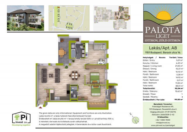 Eladó téglalakás, Budapesten, XIV. kerületben 129.805 M Ft