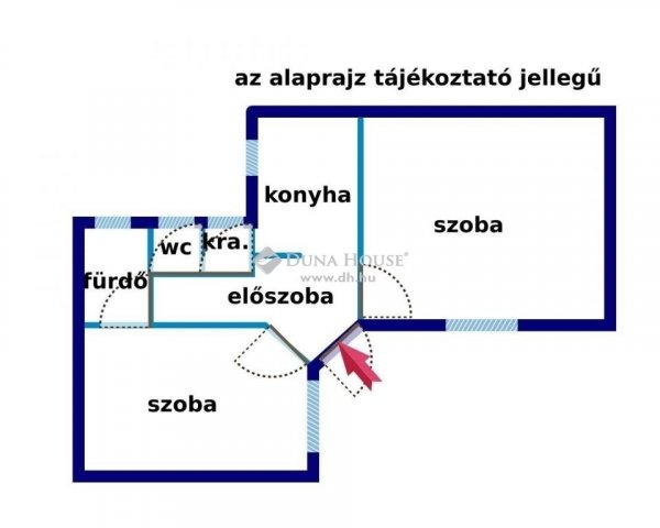 Eladó téglalakás, Budapesten, VI. kerületben 99.9 M Ft, 2 szobás