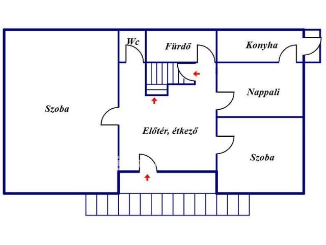Eladó családi ház, Szabadegyházán 56.5 M Ft, 5 szobás