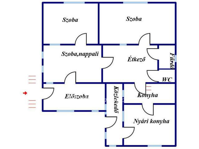 Eladó családi ház, Jászfényszarun 50 M Ft, 3 szobás
