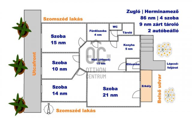 Eladó téglalakás, Budapesten, XIV. kerületben 130 M Ft, 4 szobás