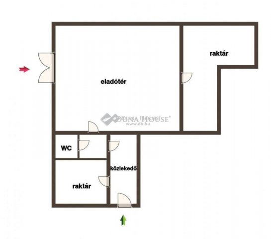 Kiadó üzlethelyiség, Kecskeméten, Bem utcában 230 E Ft / hó