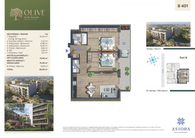 Eladó téglalakás, XIII. kerületben, Szent László úton