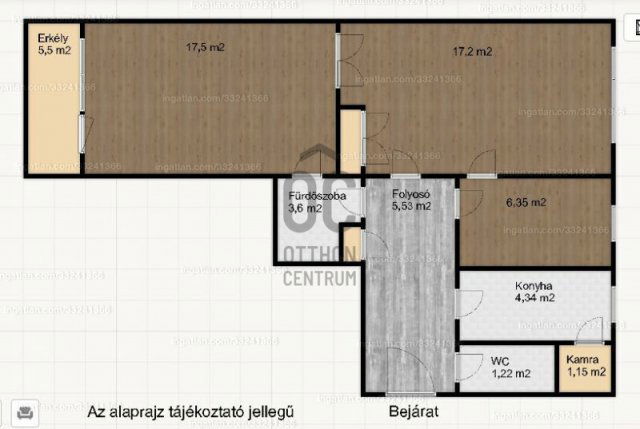 Eladó téglalakás, Budapesten, XIII. kerületben 82.75 M Ft