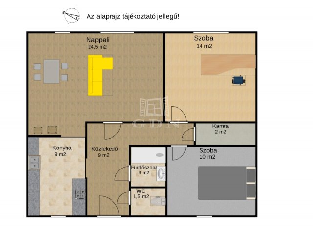 Eladó téglalakás, Budapesten, VIII. kerületben 81 M Ft