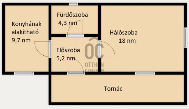 Eladó családi ház, Tápiószentmártonon 8.5 M Ft, 1 szobás