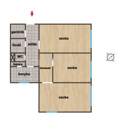 Eladó panellakás, Budapesten, III. kerületben 84.99 M Ft