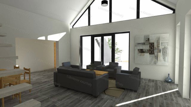 Eladó családi ház, Vonyarcvashegyen 198 M Ft, 1+4 szobás