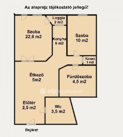 Eladó téglalakás, Győrött 58.9 M Ft, 1+1 szobás