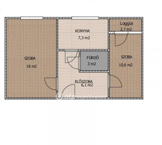 Eladó panellakás, Szentesen 36 M Ft, 1+1 szobás