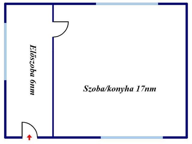Eladó családi ház, Hosszúpályin 9.9 M Ft, 1 szobás