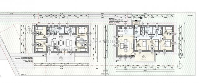 Eladó ikerház, Kiskunlacházán 79.5 M Ft, 5 szobás