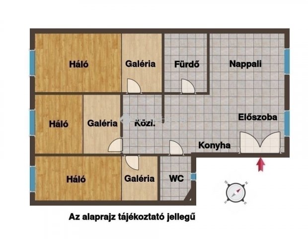 Eladó téglalakás, Budapesten, VII. kerületben 77.99 M Ft