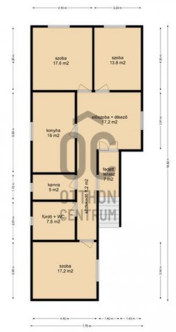 Eladó családi ház, Borsfán 17.9 M Ft, 3 szobás