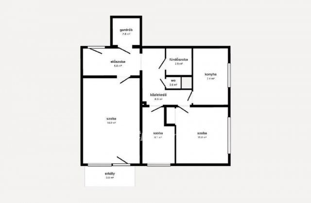 Eladó panellakás, Miskolcon 32 M Ft, 2+1 szobás