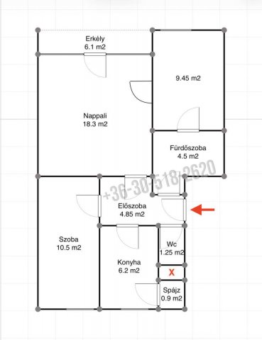 Eladó panellakás, Rétságon, Rózsavölgy utcában 39.99 M Ft