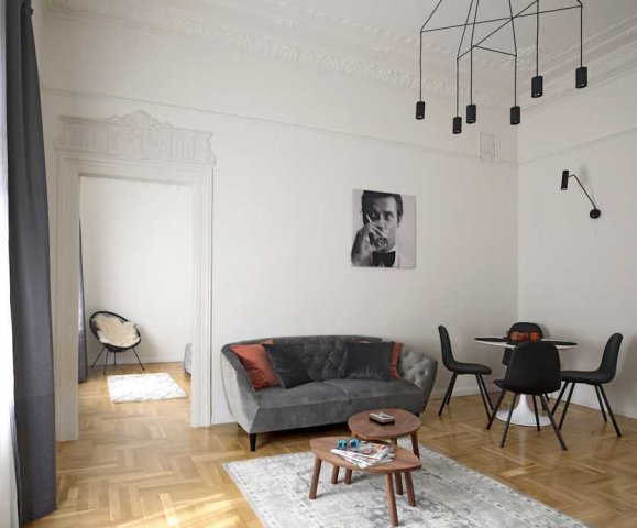 Kiadó téglalakás, albérlet, Budapesten, I. kerületben, 3 szobás