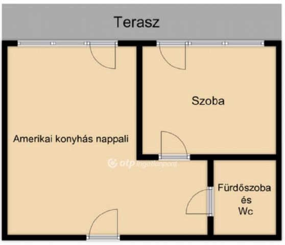 Eladó téglalakás, Hajdúszoboszlón 49 M Ft, 2 szobás