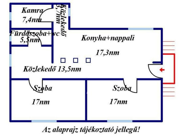 Eladó családi ház, Pusztamonostoron 30 M Ft, 2 szobás