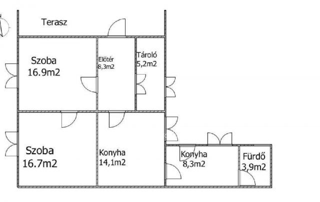 Eladó családi ház, Csongrádon 11.3 M Ft, 3 szobás