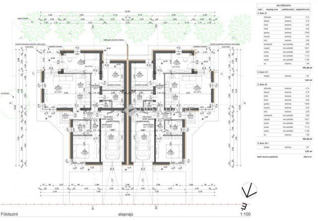 Eladó ikerház, Debrecenben 146.3 M Ft, 4 szobás