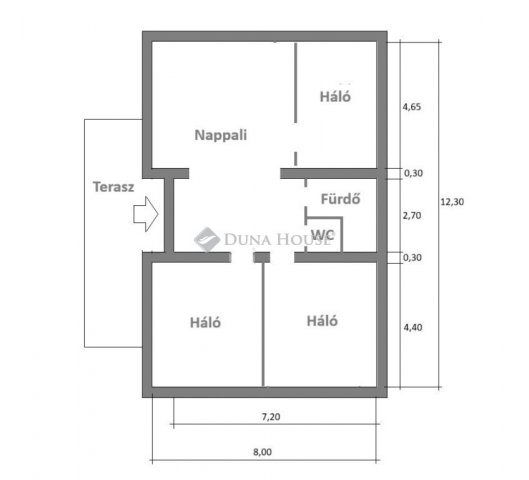Eladó téglalakás, Érden 95 M Ft, 3 szobás