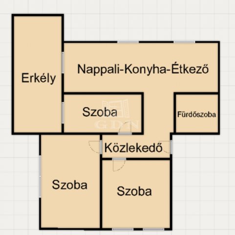 Eladó téglalakás, Alsóörsön 110 M Ft, 2+2 szobás