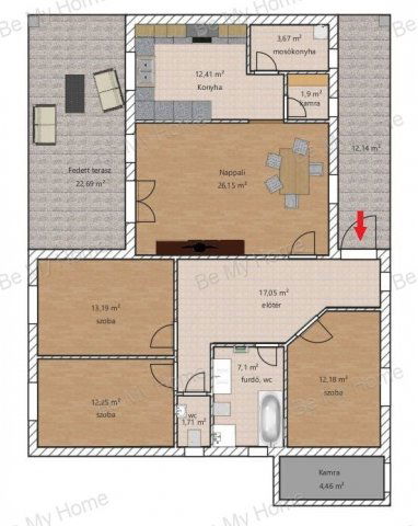 Eladó családi ház, Erdőkertesen 98 M Ft, 4 szobás