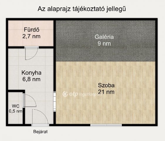 Eladó téglalakás, Budapesten, VIII. kerületben 46.49 M Ft