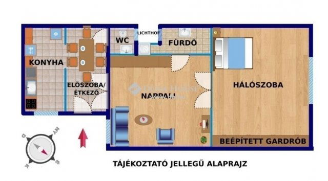 Eladó téglalakás, Budapesten, VII. kerületben 84.9 M Ft