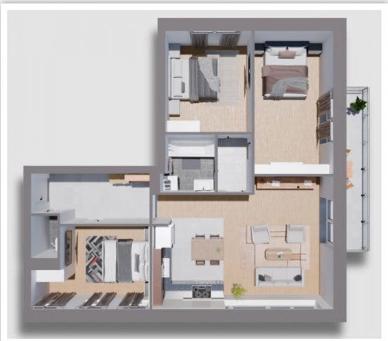 Eladó téglalakás, Kecskeméten 116.2 M Ft, 3 szobás