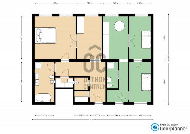 Eladó téglalakás, Budapesten, VI. kerületben 133.35 M Ft