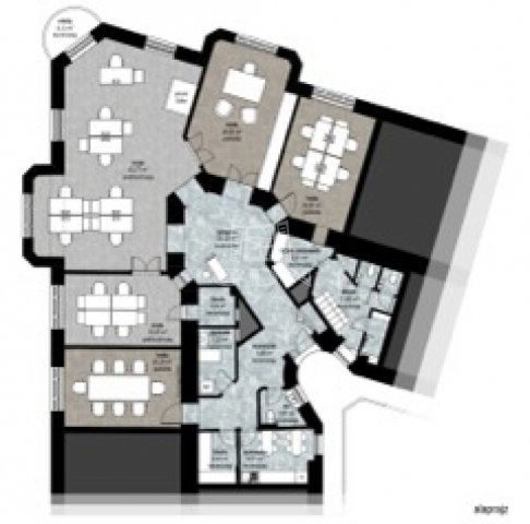 Eladó iroda, Budapesten, IX. kerületben 533.834 M Ft, 6 szobás