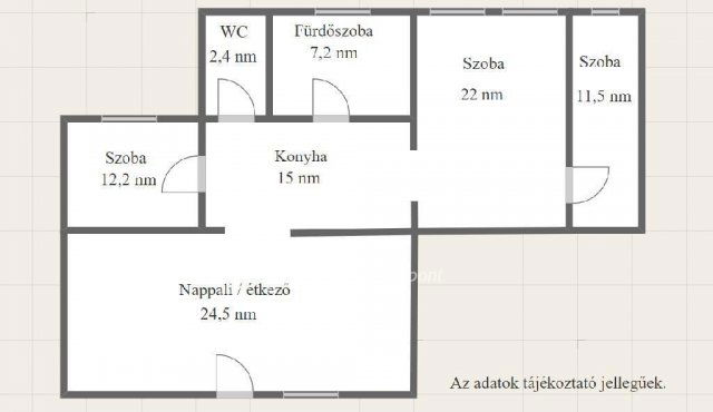 Eladó téglalakás, Dombóváron 25.2 M Ft, 2+1 szobás