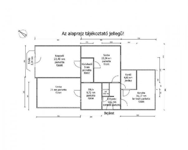 Eladó téglalakás, Győrött 80 M Ft, 3 szobás