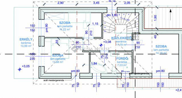 Eladó ikerház, Vecsésen 110 M Ft, 4 szobás