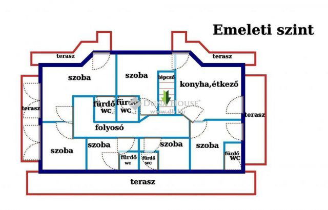 Eladó családi ház, Balatonfüreden 590 M Ft, 14 szobás