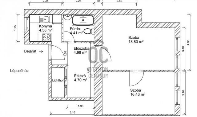 Eladó téglalakás, Budapesten, XI. kerületben 95 M Ft, 2 szobás