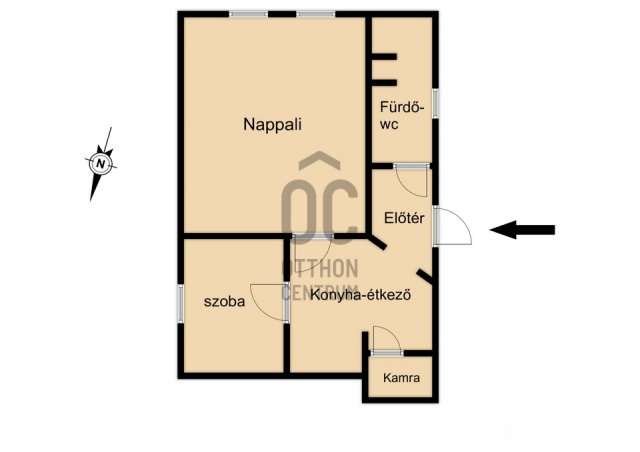 Eladó családi ház, Pécsett 48 M Ft, 2 szobás