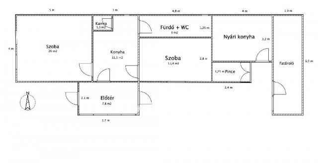 Eladó családi ház, Ajkán 21.4 M Ft, 2 szobás