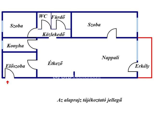 Eladó téglalakás, Csornán 39.9 M Ft, 1+2 szobás