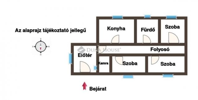 Eladó családi ház, Hódmezővásárhelyen 35.9 M Ft, 3 szobás