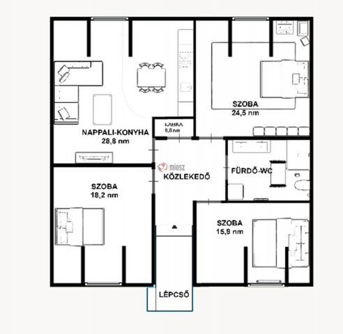 Kiadó téglalakás, albérlet, Székesfehérvárott 295 E Ft / hó