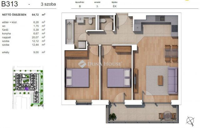 Eladó téglalakás, Budapesten, XIV. kerületben 106.08 M Ft