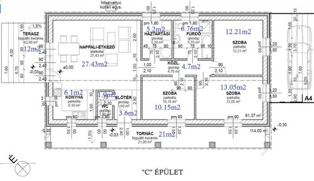 Eladó családi ház, Ráckeresztúron 81.9 M Ft, 4 szobás