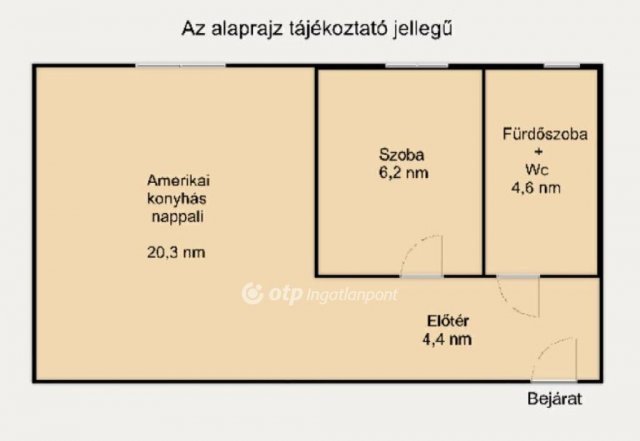 Eladó téglalakás, Budapesten, XIII. kerületben 61.9 M Ft