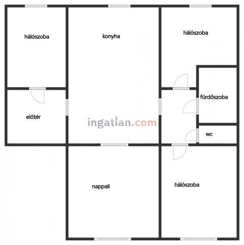 Eladó téglalakás, Budapesten, VIII. kerületben 84.9 M Ft