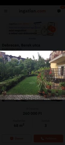 Kiadó téglalakás, albérlet, Debrecenben, Berek utcában